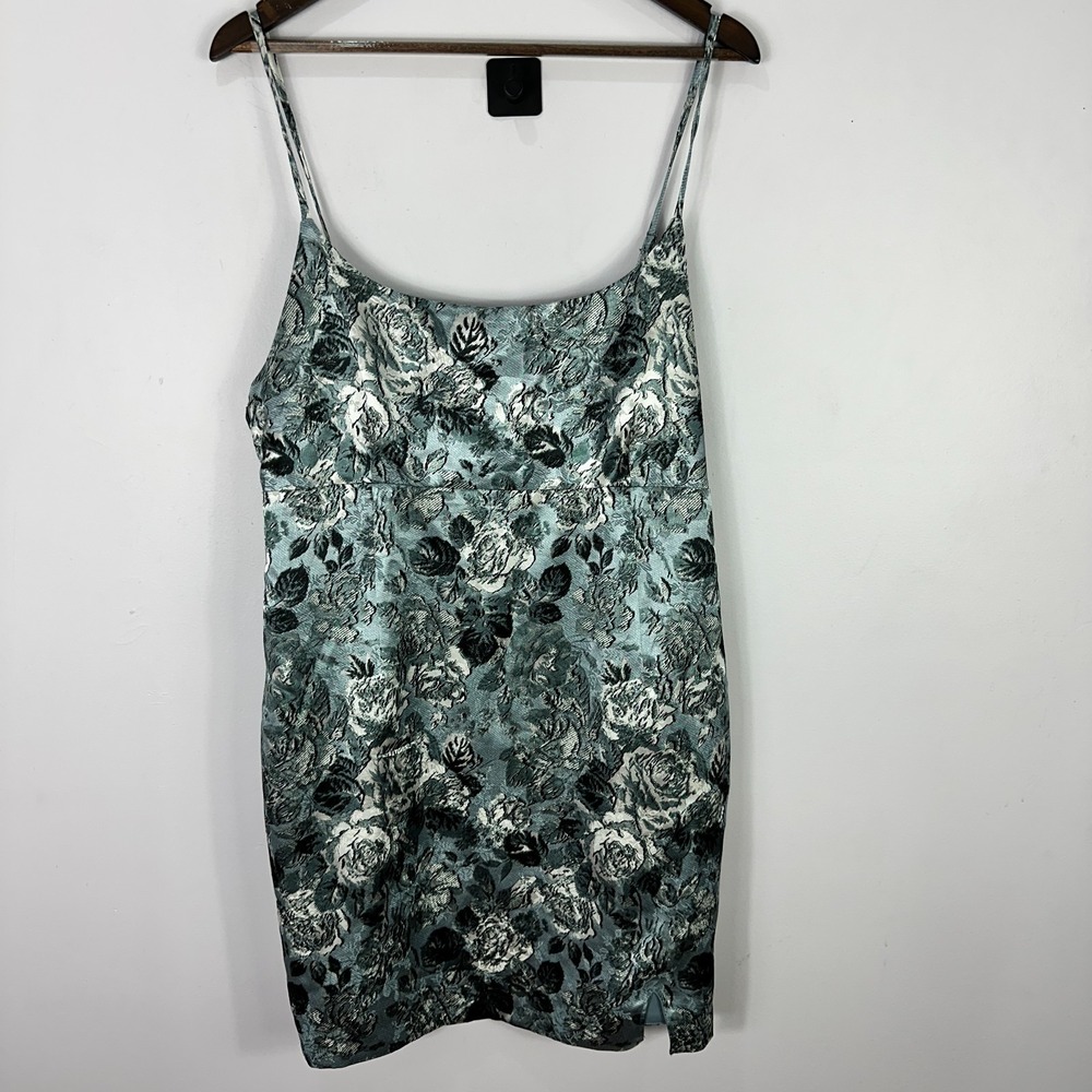 Wild Fable Dress XXL Blue Floral Brocade Mini Coquette Fairy Grunge Indie Sleaze